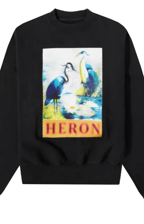 HERON PRESTON HALFTONE SWEATSHIRT